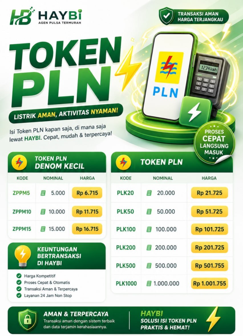Harga Token PLN HAYBI